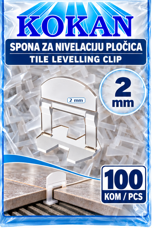 Pakovanje KOKAN spona 2 mm, 100 komada